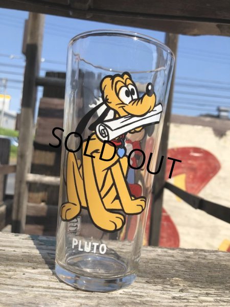 画像1: 70s Vintage Pepsi Glass Pluto (C213) (1)