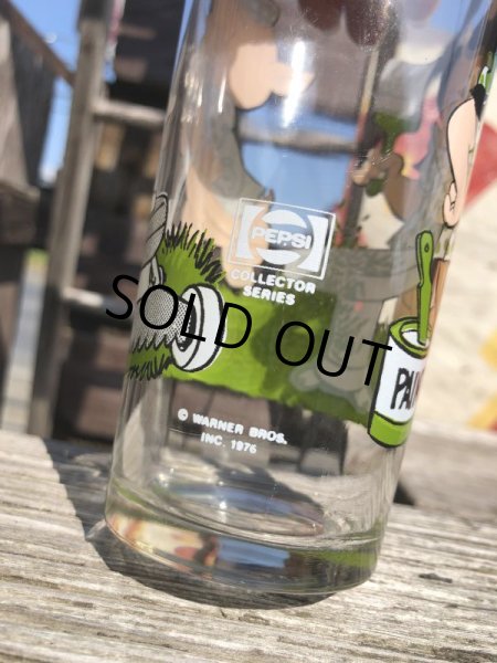 画像5: 70s Vintage Pepsi Glass Porky Pig & Petunia Pig (C201) (5)