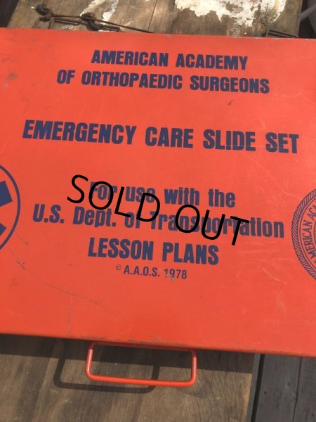 画像12: 70s Vintage American Academy Orthopedic Surgeons Emergency Care Slides Set (C220) (12)