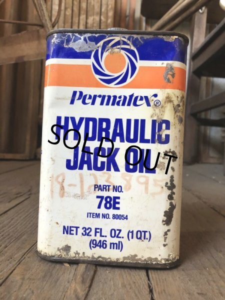 画像7: Vintage 1qt Oil Can Permatex HYDRAULIC JACK OIL (C225) (7)