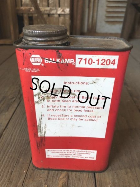 画像4: Vintage 1qt Oil Can NAPA Tire Bead Sealer (C229) (4)