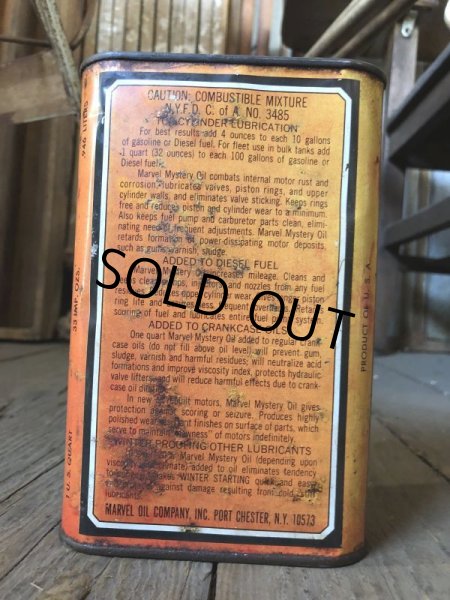 画像4: Vintage 1qt Oil Can MARVEL MYSTERY OIL (C233) (4)