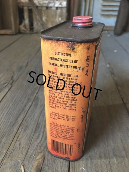 画像2: Vintage 1qt Oil Can MARVEL MYSTERY OIL (C233) (2)