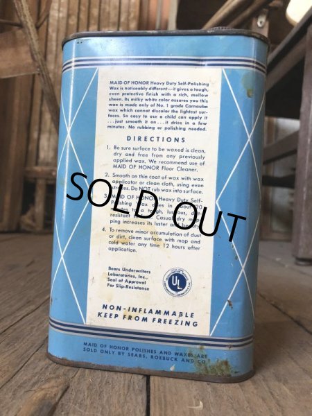 画像4: Vintage 1qt Oil Can Maid of Honor FLOOR WAX (C226) (4)