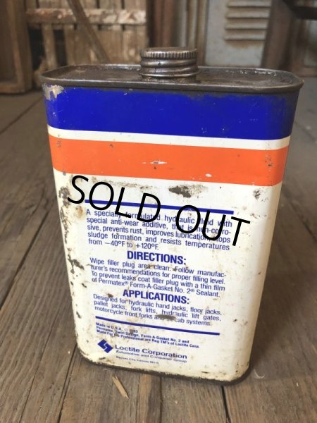 画像4: Vintage 1qt Oil Can Permatex HYDRAULIC JACK OIL (C225) (4)