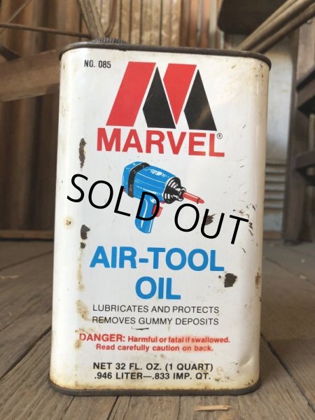 画像7: Vintage 1qt Oil Can MARVEL AIR-TOOL OIL (C221) (7)
