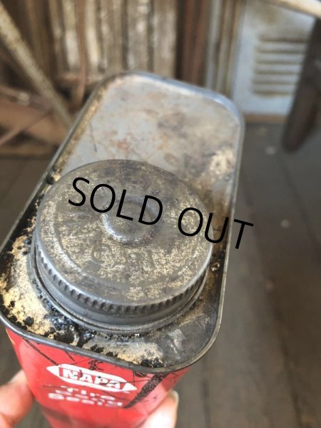 画像6: Vintage 1qt Oil Can NAPA Tire Bead Sealer (C229) (6)