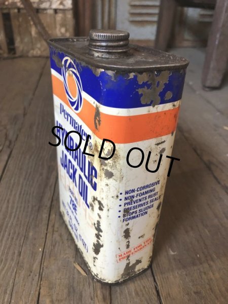 画像3: Vintage 1qt Oil Can Permatex HYDRAULIC JACK OIL (C225) (3)