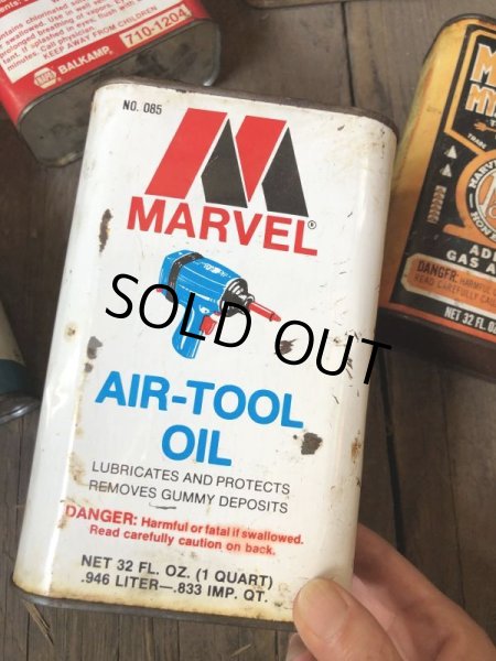 画像1: Vintage 1qt Oil Can MARVEL AIR-TOOL OIL (C221) (1)