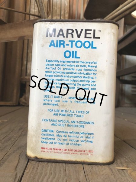 画像4: Vintage 1qt Oil Can MARVEL AIR-TOOL OIL (C221) (4)