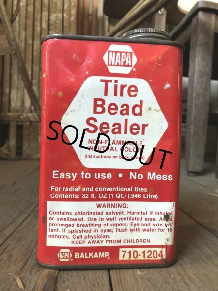画像7: Vintage 1qt Oil Can NAPA Tire Bead Sealer (C229) (7)