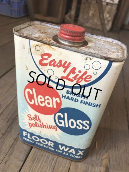 画像2: Vintage 1qt Oil Can Easy Life FLOOR WAX (C230) (2)