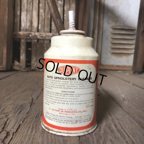 画像4: Vintage Oil Can DU PONT AUTO UPHOLSTERY CLEANER (C235) (4)