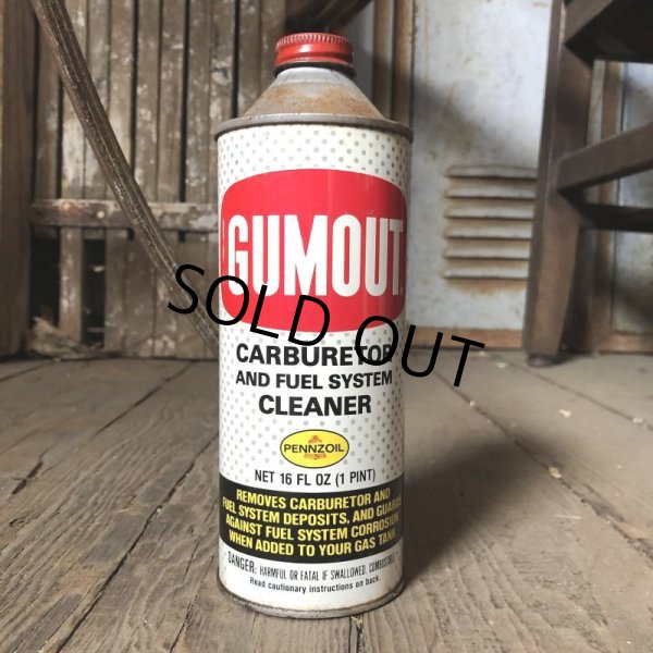 画像6: Vintage Oil Can GUMOUT Carburetor and Fuel System Cleaner PENNZOIL (C250) (6)