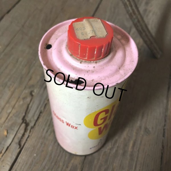 画像2: Vintage Oil Can GOLD SEAL Glass Wax (C237) (2)