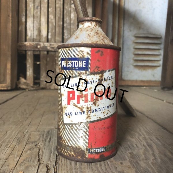 画像6: Vintage Oil Can Prestone GASOLINE ANTI-FREEZE Prime EVEREADY (C242) (6)