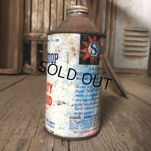 画像3: Vintage Oil Can SURE-STOP Heavy Duty Brake Fluid (C245) (3)