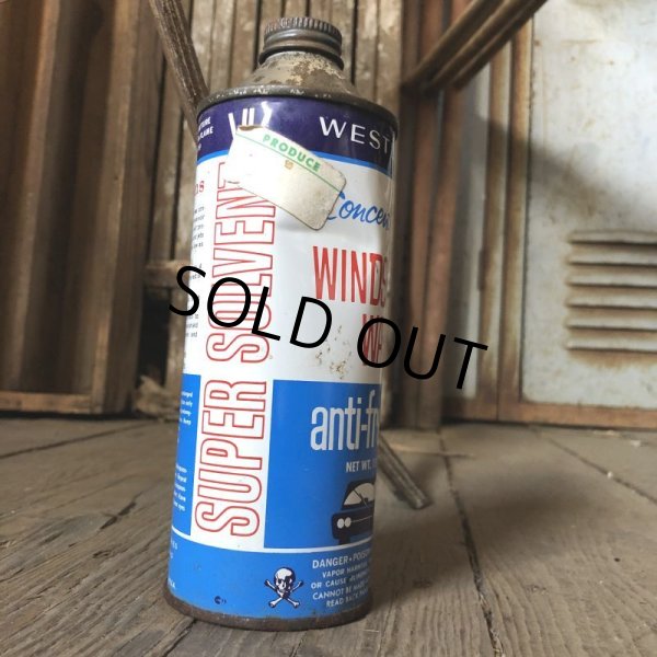 画像5: Vintage Oil Can WESTLEY'S Windshield Washer anti-freeze (C247) (5)