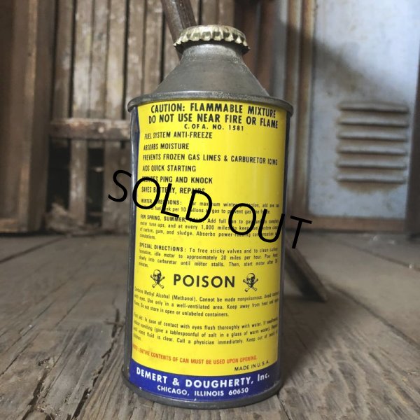 画像4: Vintage Oil Can De Mert HEET Gas Line Anti-Freeze (C239) (4)
