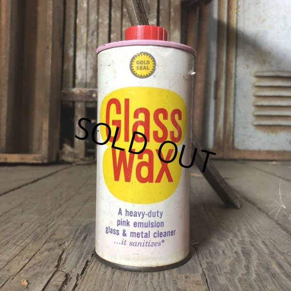 画像6: Vintage Oil Can GOLD SEAL Glass Wax (C237) (6)