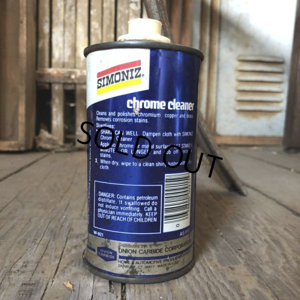 画像4: Vintage Oil Can SIMONIZ Chrome Cleaner (C244) (4)