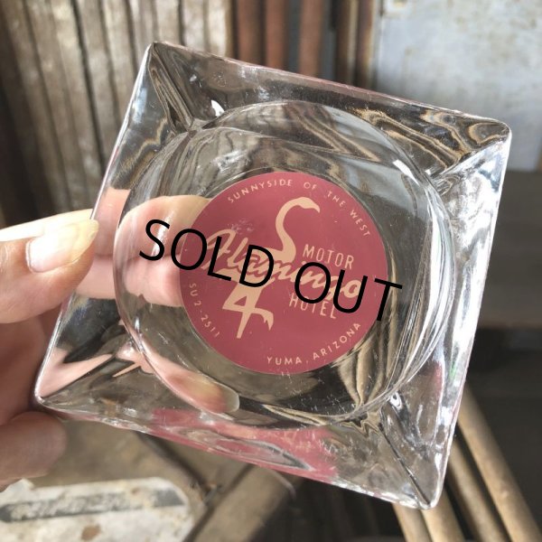 画像4: Vintage Motel Restaurant Casino Ashtray / Flamingo Motor Hotel (C267) (4)