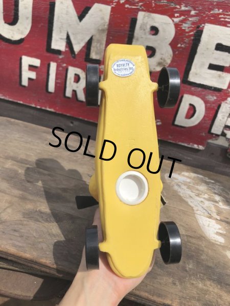 画像9: 70s Vintage 57 Racing Dog Plastic Coin Bank Yellow (C273) (9)