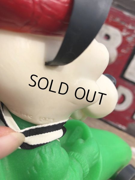 画像12: 70s Vintage 57 Racing Dog Plastic Coin Bank Green (C275) (12)