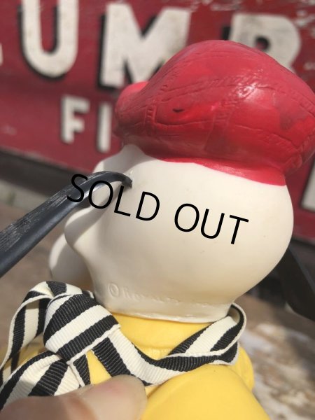 画像13: 70s Vintage 57 Racing Dog Plastic Coin Bank Yellow (C273) (13)