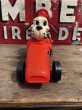 画像5: 70s Vintage 57 Racing Dog Plastic Coin Bank Red (C274) (5)