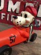 画像9: 70s Vintage 57 Racing Dog Plastic Coin Bank Red (C274) (9)