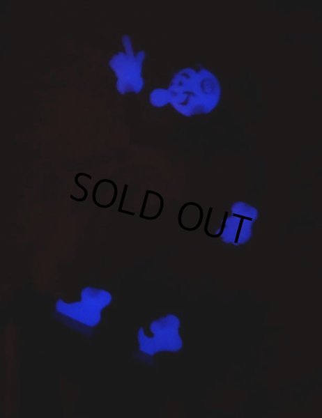 画像2: 40s Vintage REDDY KILOWATT Standing Business Card Holder Figure Red w/Black Stand (C276) (2)