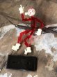 画像3: 40s Vintage REDDY KILOWATT Standing Business Card Holder Figure Red w/Black Stand (C276) (3)