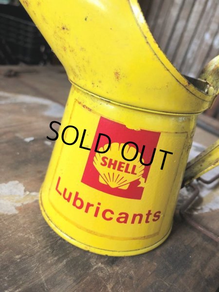画像14: Vintage Shell Half Pint Lubricants Oil Jug Pourer (C278) (14)