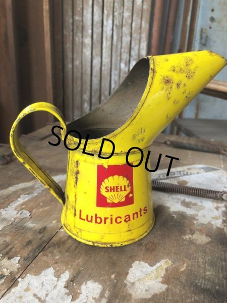 画像7: Vintage Shell Half Pint Lubricants Oil Jug Pourer (C278) (7)