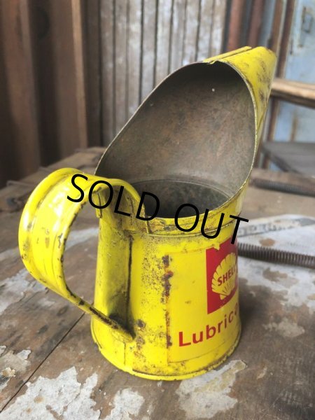画像8: Vintage Shell Half Pint Lubricants Oil Jug Pourer (C278) (8)
