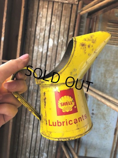 画像2: Vintage Shell Half Pint Lubricants Oil Jug Pourer (C278) (2)