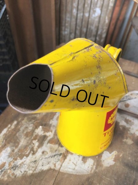 画像15: Vintage Shell Quart Tractor Universal Oil Jug Pourer (C279) (15)