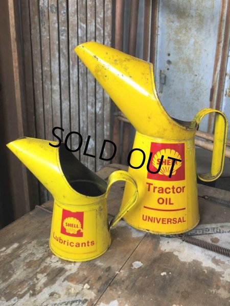 画像17: Vintage Shell Half Pint Lubricants Oil Jug Pourer (C278) (17)