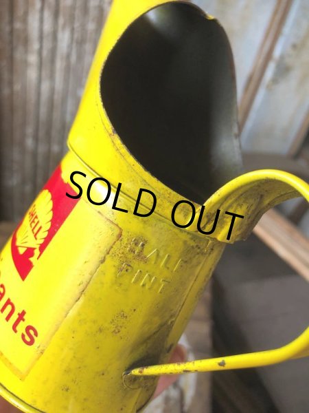 画像10: Vintage Shell Half Pint Lubricants Oil Jug Pourer (C278) (10)