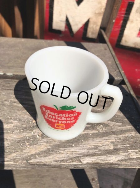 画像7: 80s Vintage Anchor Hocking Fire-King BURGER KING Education Enriches Everyone Promotional (C280) (7)