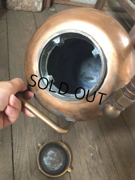 画像8: Vintage SIMPLEX Copper Brass Fire Extinguisher (C281) (8)