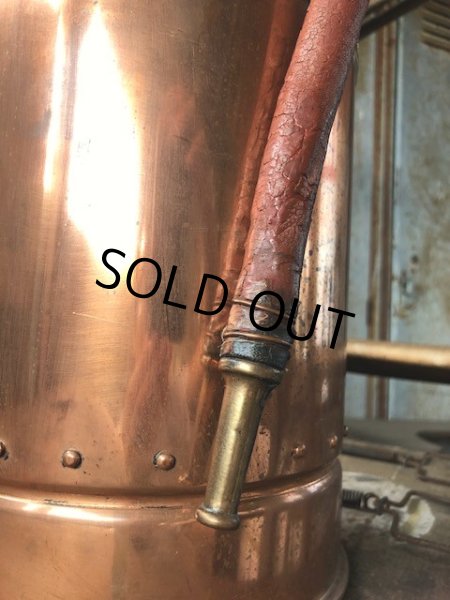 画像14: Vintage SIMPLEX Copper Brass Fire Extinguisher (C281) (14)