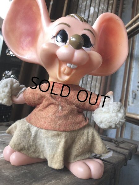 画像9: 70s Vintage Mouse Coin Bank Cheerleader D (C303) (9)