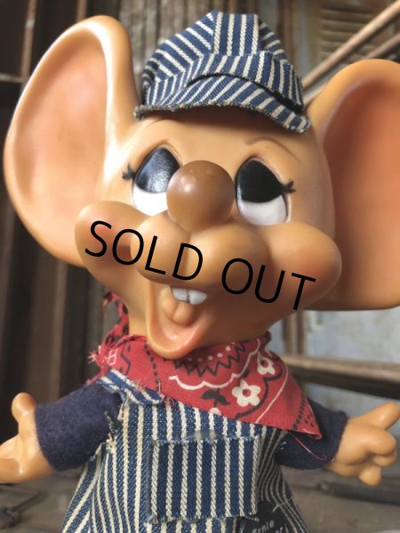 画像8: 70s Vintage Mouse Coin Bank Union Pacific Engineer (C307) (8)