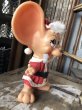 画像5: 70s Vintage Mouse Coin Bank Christmas Santa Claus C (C299) (5)