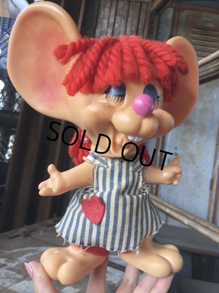 画像11: 70s Vintage Mouse Coin Bank Hillbilly Girl (C309) (11)