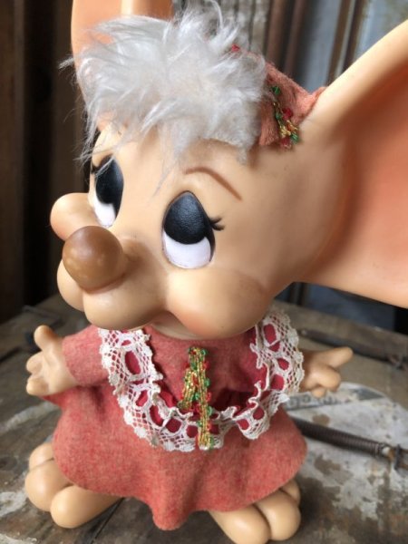 画像7: 70s Vintage Mouse Coin Bank Christmas B (C295) (7)