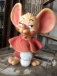 画像1: 70s Vintage Mouse Coin Bank Crown (C310) (1)