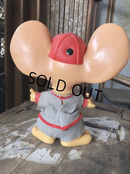 画像4: 70s Vintage Mouse Coin Bank Baseball Player (C311) (4)